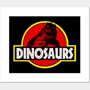 dinosaur jurrasic style Posters and Art